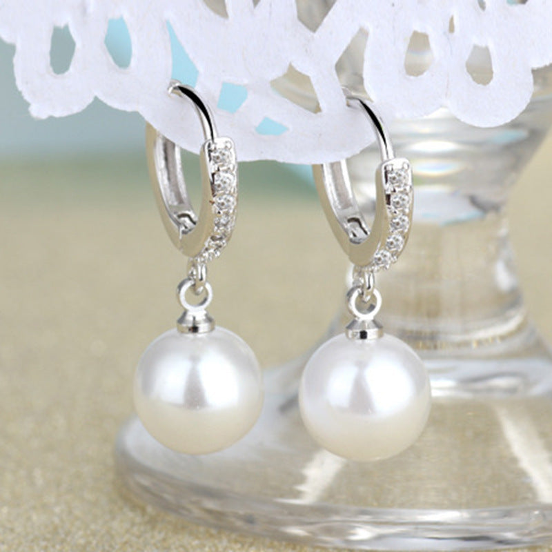 Pearl earrings