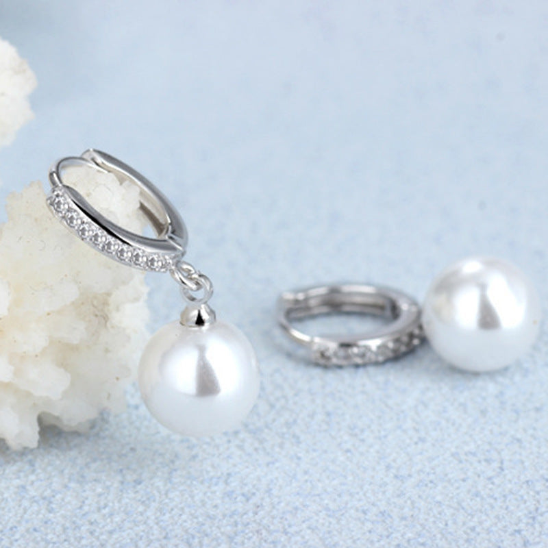 Pearl earrings