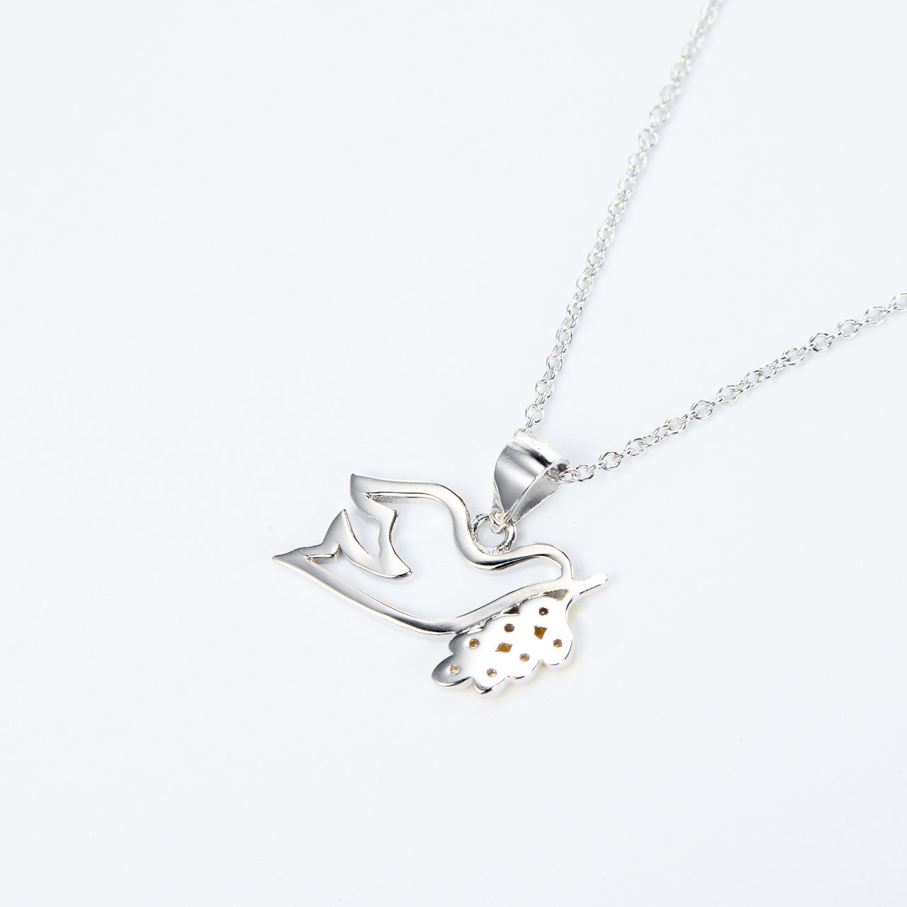 Collana della pace pendente in argento 925
