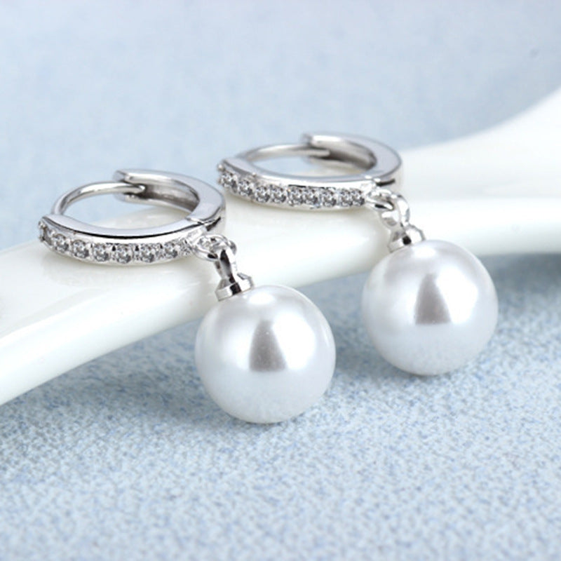 Pearl earrings