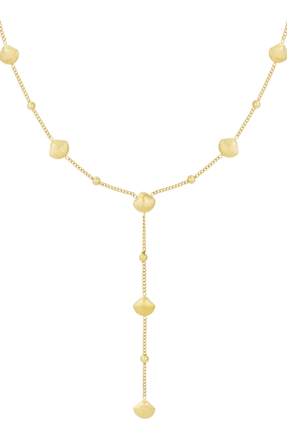 Collana serenata in conchiglia colore argento