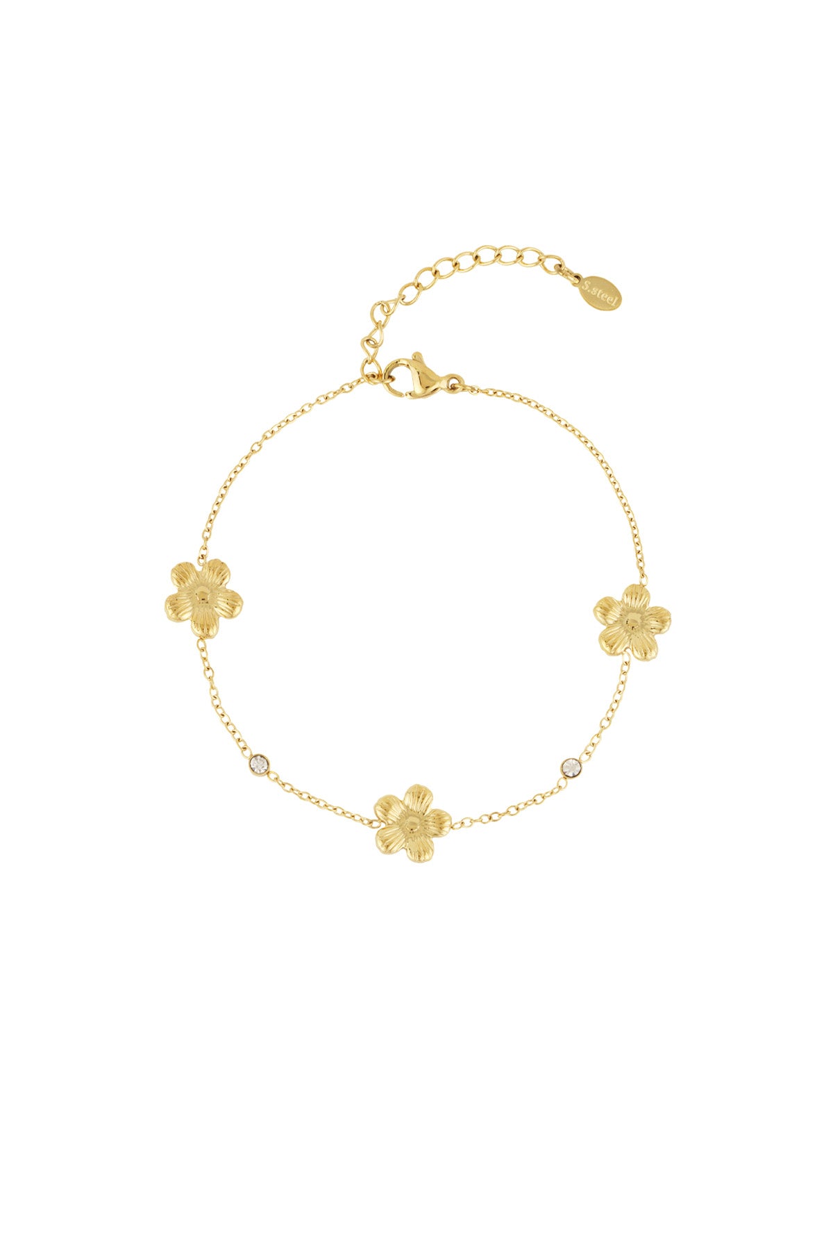 Bracciale ispirato alla natura flower power