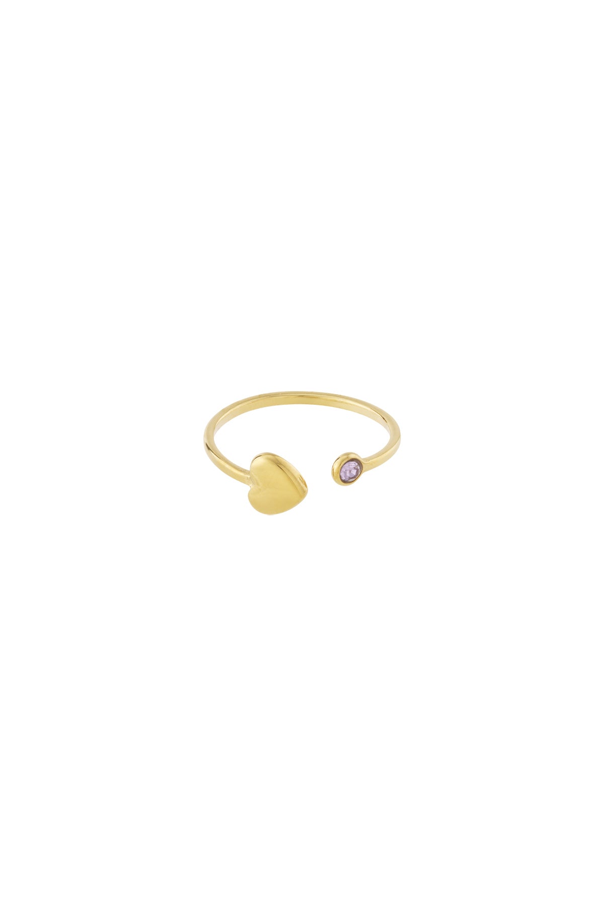 Anello minimal con pietra azzurra portafortuna