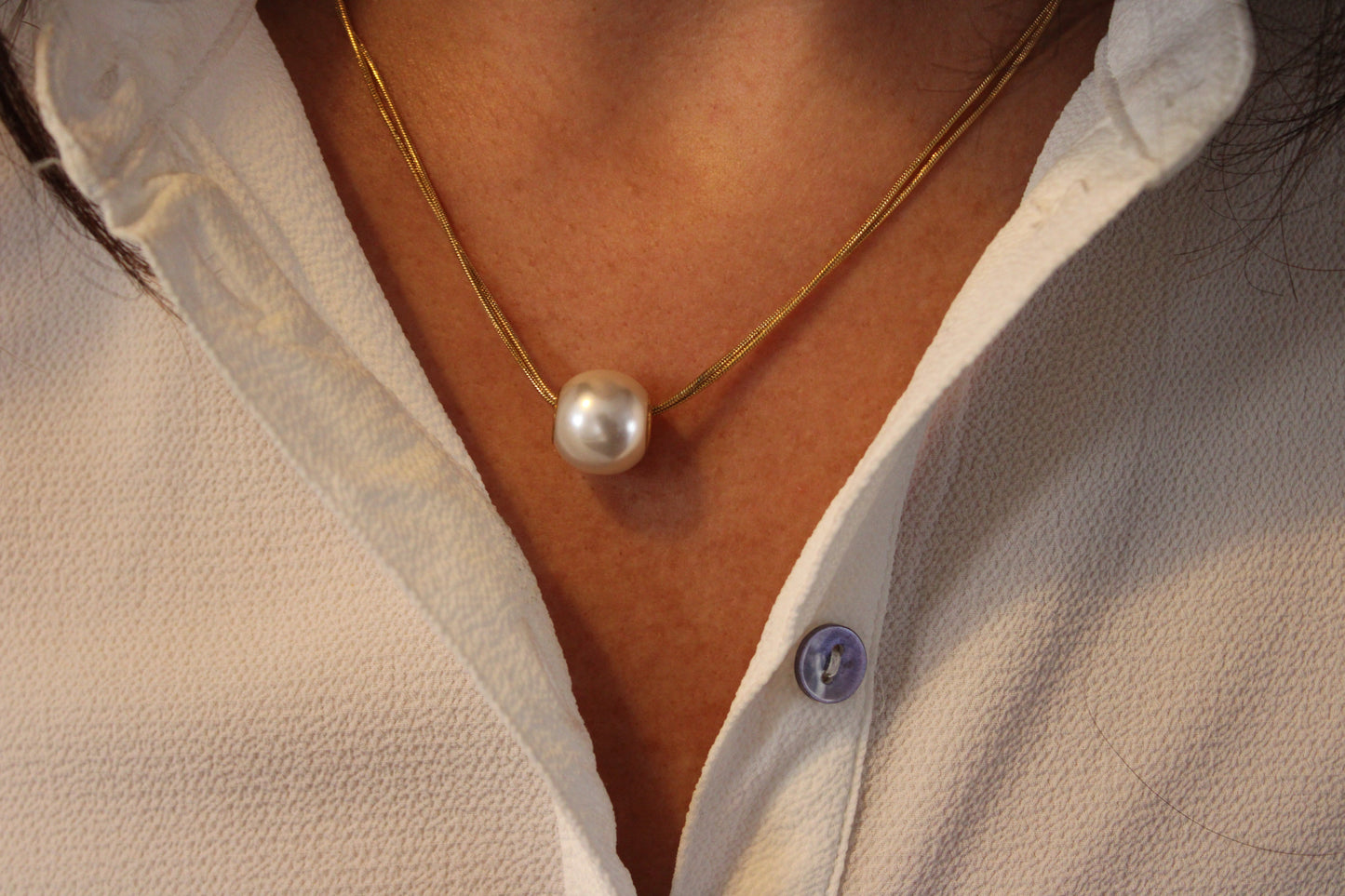 Collana con perla Paris
