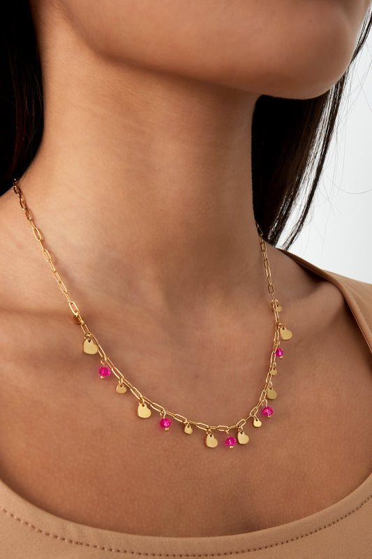 Collana in acciaio full of love