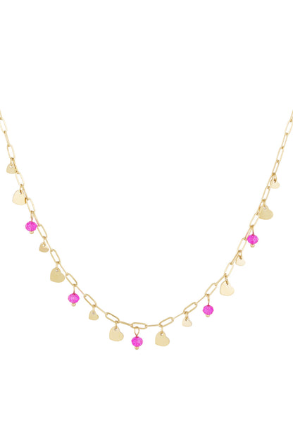 Collana in acciaio full of love