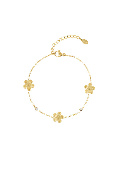 Bracciale ispirato alla natura flower power
