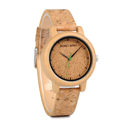 Orologio bamboo e legno