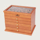 Box custodia gioielli con decorazioni legno massello C