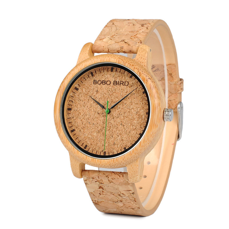 Orologio bamboo e legno