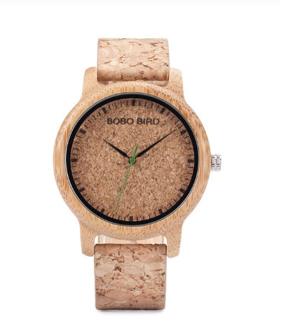 Orologio bamboo e legno