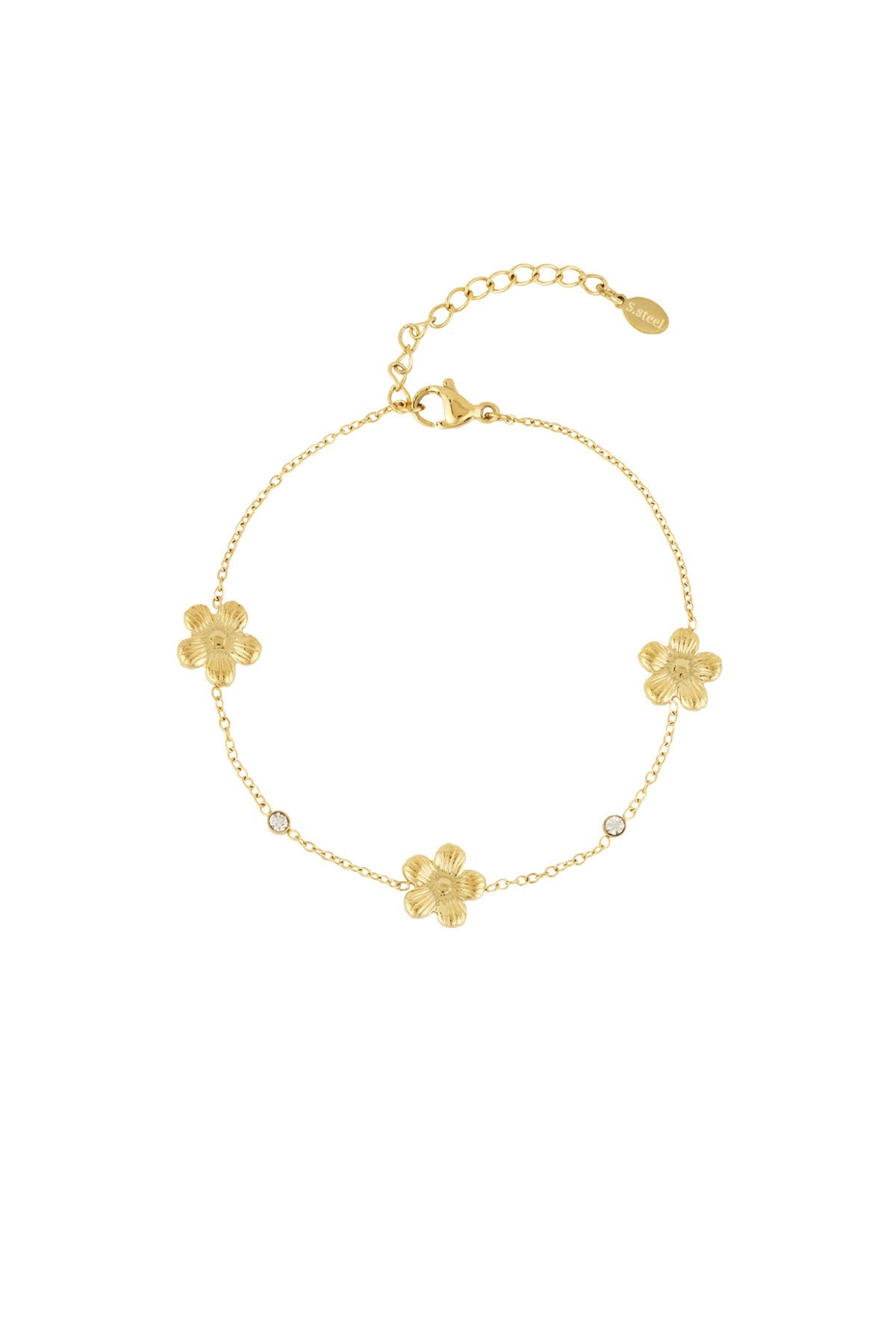 Bracciale ispirato alla natura flower power 