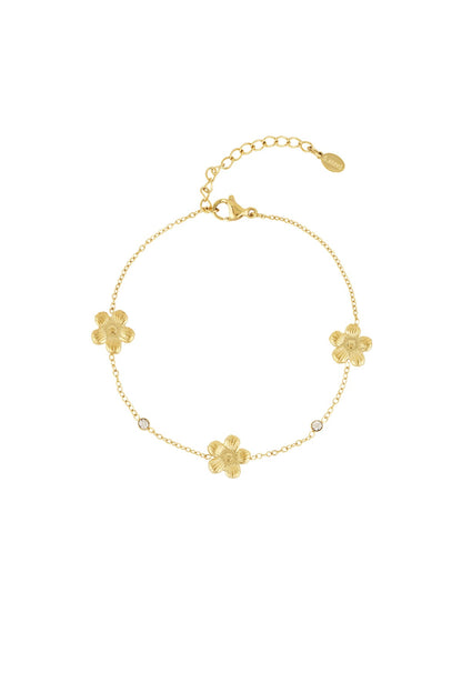 Bracciale ispirato alla natura flower power 