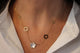 Collana con fiore di madreperla Paris