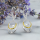 Orecchini a leva 32x11mm ovali bicolore con zirconi argento 925 Jens Gallay, Gallay, Hersteller i.S.d. Produktsicherheitsverordnung GPSR 2023/988